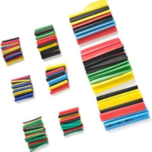 328Pcs Heat Shrink Tube Kit Shrinking Assorted Polyolefin Insulation Sleeving Heat Shrink Tubing